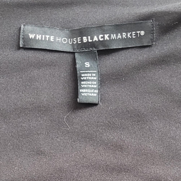 WHBM Long Sleeve Cinch Waist Button Front Blouse Size S - Picture 3 of 10